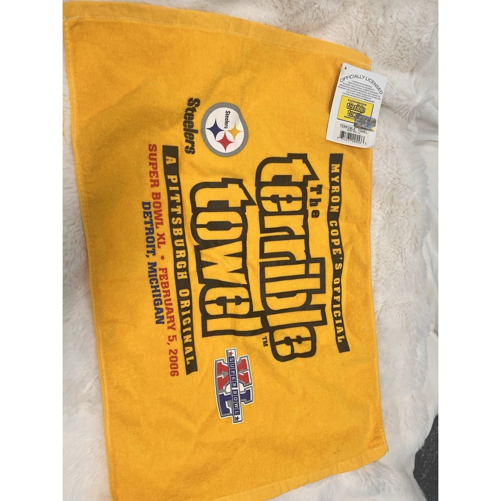 Pittsburgh Steelers Officially Licensed Superbowl XL Terrible Towel